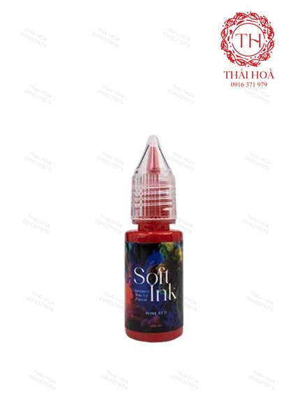 MỰC SOFT INK ĐỎ NHẤN LÒNG