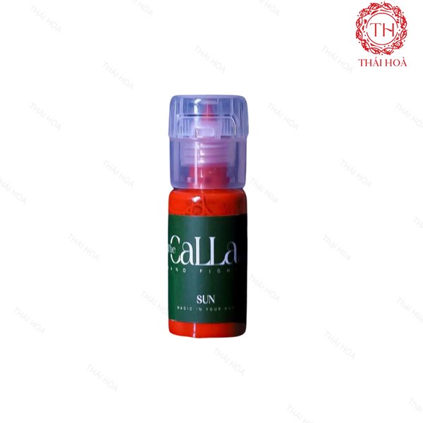 Mực Phun Xăm Cao Cấp Calla Ink - Đỏ Cam - Lên Màu Đẹp, An Toàn Tuyệt Đối