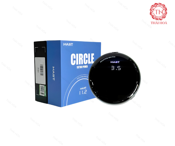 Nguồn Biến Áp Phun Xăm Mast Circle - Nhỏ Gọn,Ổn Định Điện,Chạy Êm,Phù Hợp Mọi Dòng Máy Pen