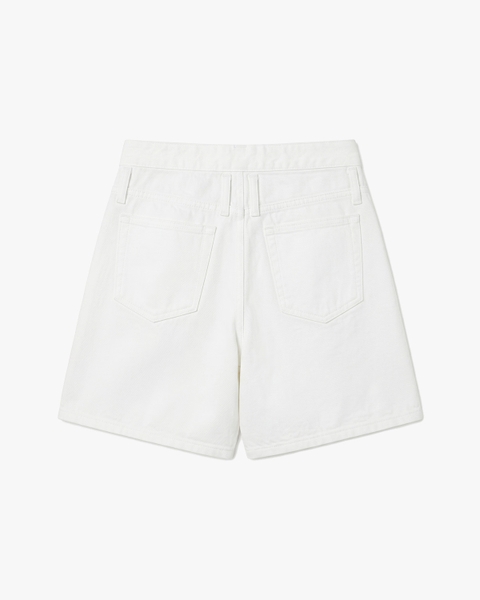 Quần Short Belt Loop White