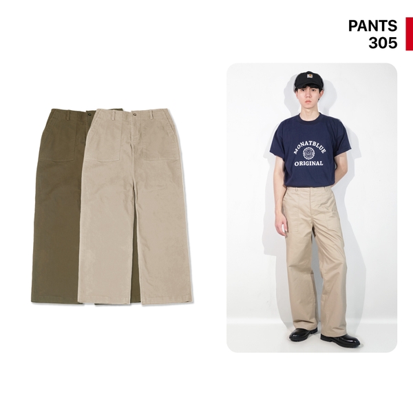 Pants 305 - Quần kaki ống suông