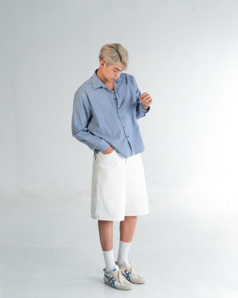 Quần Short Baggy Kaki - Patch Pocket
