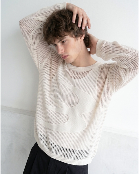 Áo Lưới Knit Waffle