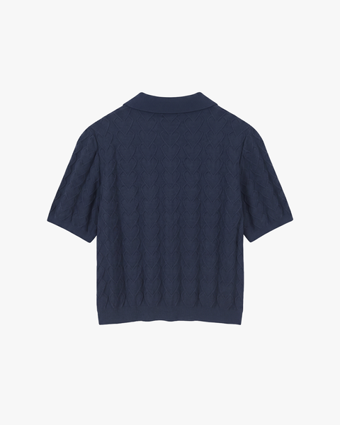 Áo Len Polo Knit Heart