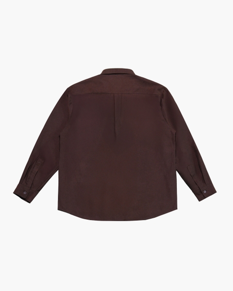 Áo sơ mi tay dài Oxford Choco Signature