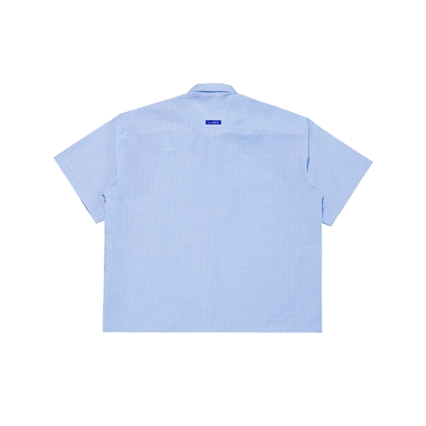 Áo sơ mi caro Boxy oxford tay ngắn