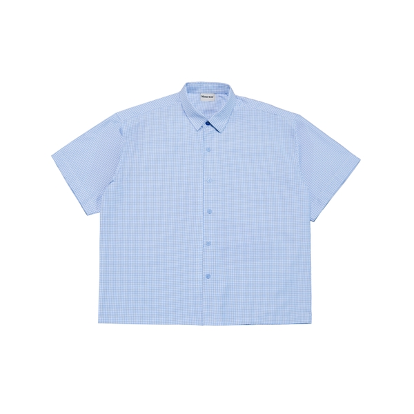 Áo sơ mi caro Boxy oxford tay ngắn