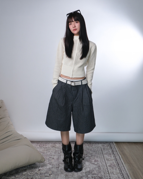 Áo len khóa kéo Aether Zip Knit