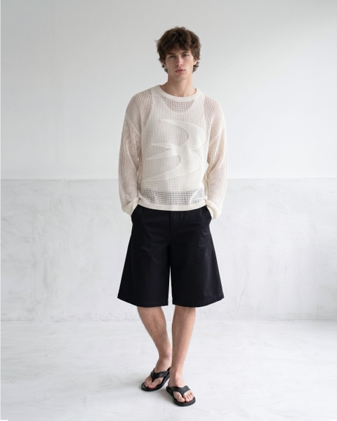 Áo Lưới Knit Waffle