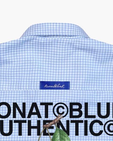 Áo sơ mi caro Boxy Berry