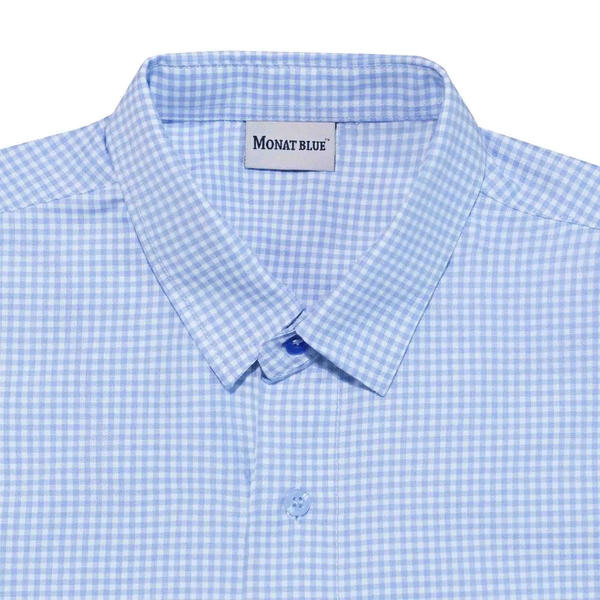 Áo sơ mi caro Boxy oxford tay ngắn