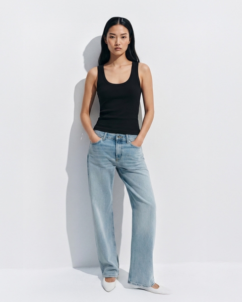Quần jean Straight Leg