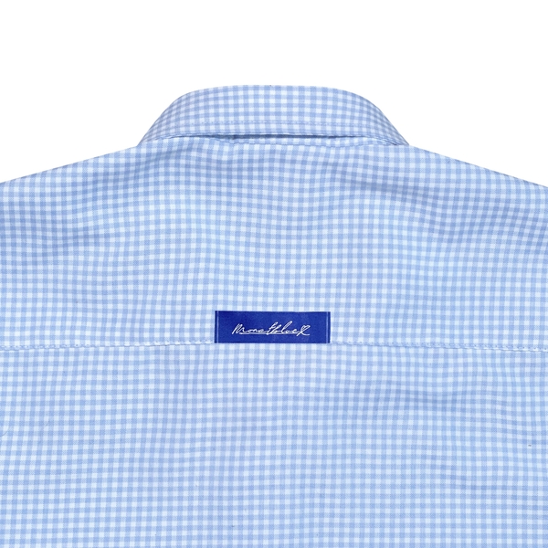 Áo sơ mi Boxy Caro Oxford - All Things Blue
