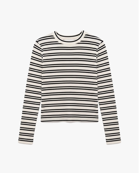 Áo thun tay dài Adore Stripe Longtee