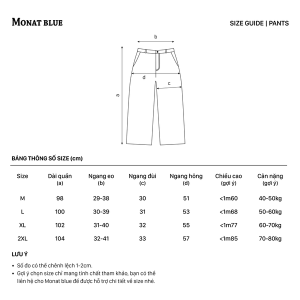 Widen kaki pants - Quần kaki ống rộng xếp ly