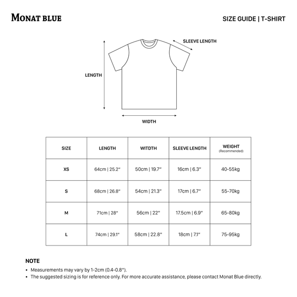 Áo thun Monat blue Classic