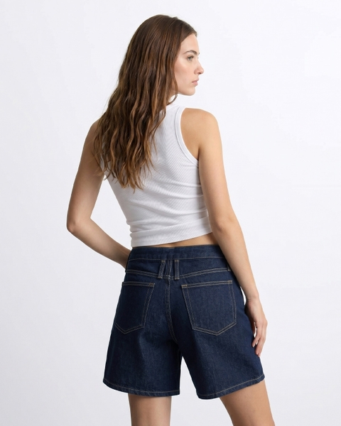Quần Short Belt Loop Denim
