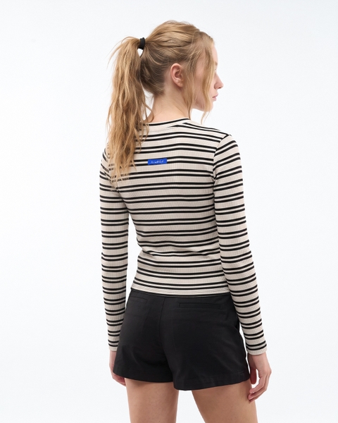 Áo thun tay dài Adore Stripe Longtee
