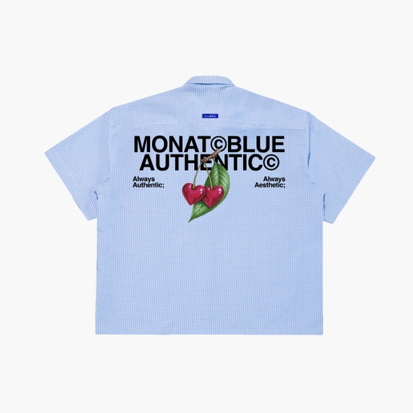 Áo sơ mi caro Boxy Berry