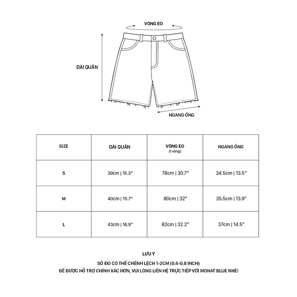 Quần Short Monatblue Vintage Cherry