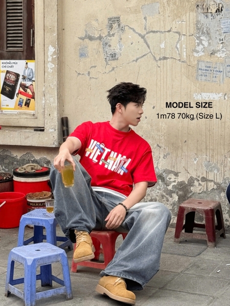 Áo thun VIETNAM 6 tỉnh thành in kĩ thuật số DTG