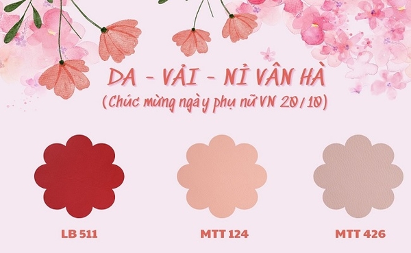 Chào mừng ngày 20-10-2024, Vân Hà xin gửi tới quý khách các mã vải da màu hồng