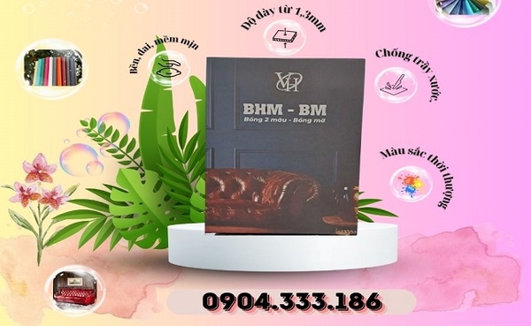 Da Sofa PVC BHM Bóng 2 Màu - Vẻ Đẹp Sang Trọng, Độc Đáo Cho Mọi Không Gian | Vân Hà Tradico