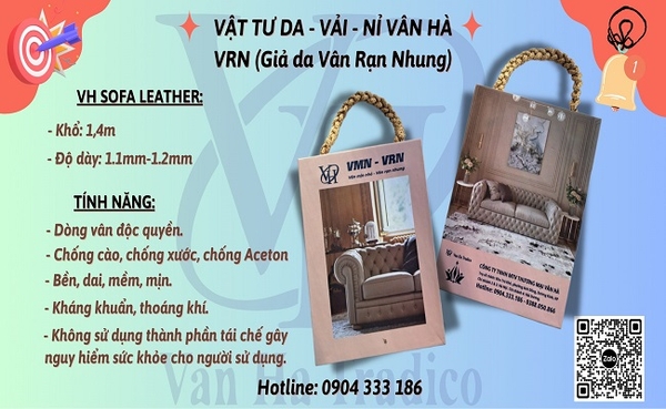 Dòng da PVC Vân Rạn Nhung (mã VRN) | Sự lựa chọn hoàn hảo cho những ai yêu thích sự 