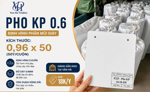 Pho KP 0.6 - Giải pháp định hình mũi giày hoàn hảo