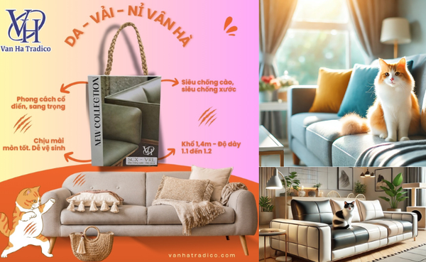 Da sofa chống xước, chống mèo cào mã SCX | Giải Pháp Hoàn Hảo Cho Nhà Có Thú Cưng