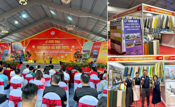 Vân Hà Tradico tưng bưng khai trương gian hàng tại Vietbuild Hà Nội 2025