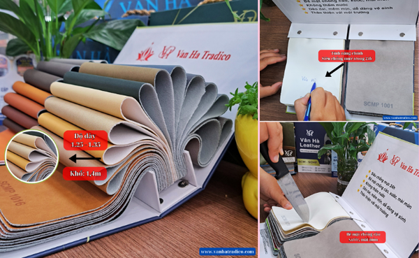 Da bọc sofa mã SCM-SCMP | Siêu chống mực 24h | Vân Hà Tradico