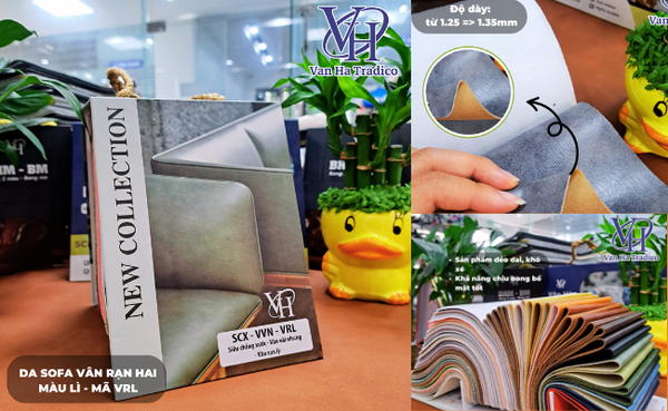 Da bọc sofa vân rạn 2 màu lì mã VRL - Nâng tầm đẳng cấp, khẳng định cá tính