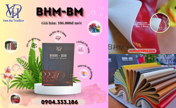 Da bọc sofa mã BHM - Bóng 2 màu | Sản phẩm nội bật từ Vân Hà Tradico