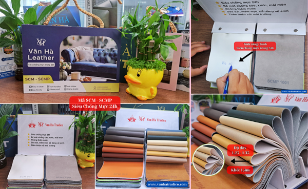 Da SCM-SCMP Siêu Chống Mực 24h - Bứt phá giới hạn của da công nghiệp - Vân Hà Tradico