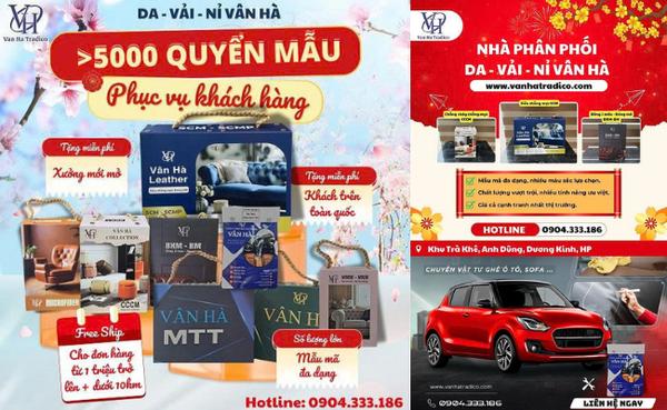 Khám phá kho da bọc sofa cực chất - Chỉ có tại Vân Hà Tradico