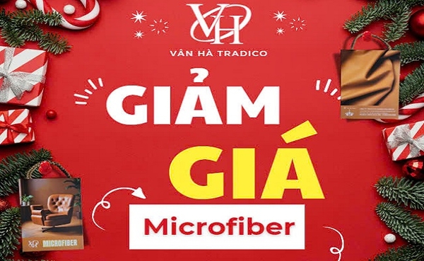 Giảm giá mã da sofa Microfiber | Vân Hà Tradico