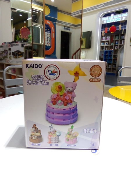 KAIDO-KD99032 Đồ chơi lắp ráp Gấu Teddy bánh Việt quất hương dâu