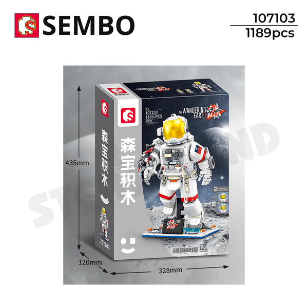 Lắp Ráp Robot Phi Hành Gia SEMBO 107103