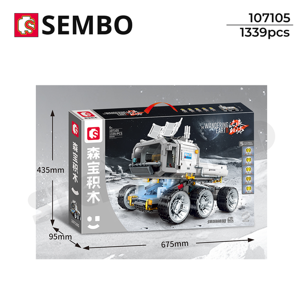 Lắp Ráp Xe Tải Chuyên Dụng Trên Mặt Trăng SEMBO 107105