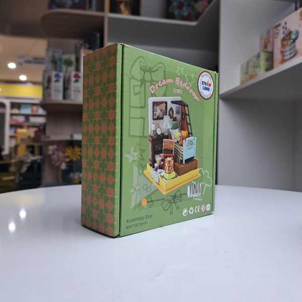 Bộ Đồ Chơi Sáng Tạo DIY Mô Hình Thu Nhỏ Phòng Ngủ Ấm Áp - HONGDA S2302