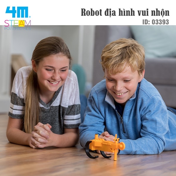 Đồ chơi (Giáo Dục STEM, Độ tuổi 5 ) Robot địa hình vui nhộn - 4M (Đồ chơi Khoa học, Lắp ráp)