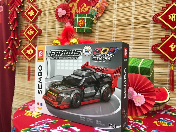 SEMBO-714560- Bộ lắp ráp Xe Đua Lốc Xoáy