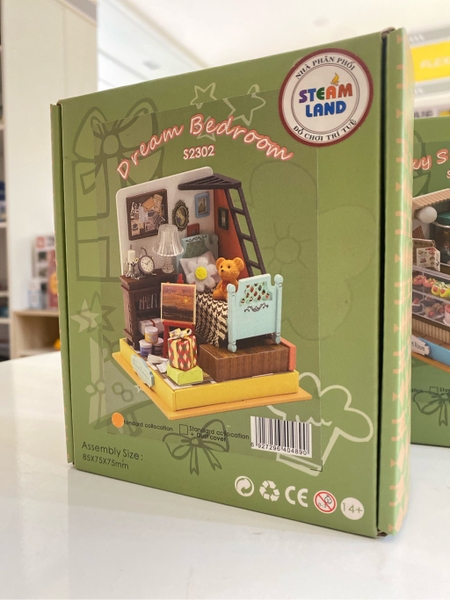 Bộ Đồ Chơi Sáng Tạo DIY Mô Hình Thu Nhỏ Phòng Ngủ Ấm Áp - HONGDA S2302