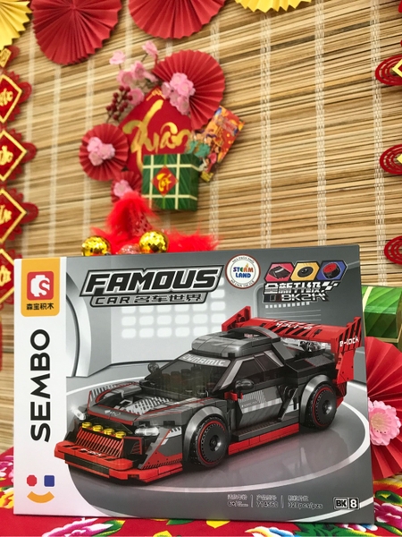 SEMBO-714560- Bộ lắp ráp Xe Đua Lốc Xoáy