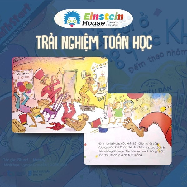 Sách Mathstart Trải Nghiệm Toán Học: Lễ Hội Ở Vương Quốc Khỉ