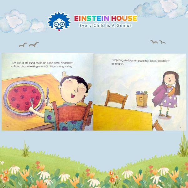 Sách Mathstart Trải Nghiệm Toán Học: Cuộc Chiến Đồ Ăn