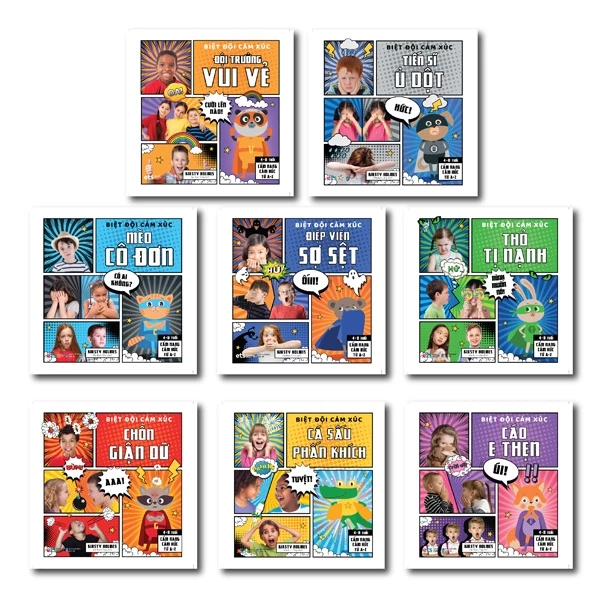 Sách Bộ Sách Biệt Đội Cảm Xúc (Bộ 8 Cuốn)