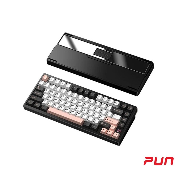 Bàn phím cơ PMO WAVE75 CHÍNH HÃNG QMK Aluminum Mechanical Keyboard – Layout 75%, Case nhôm, 3 mode kết nối