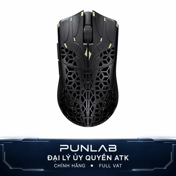 Chuột gaming ATK Phantom Ultimate Wireless 8K, PAW3955 Master, 44g